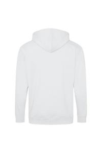 Однотонная толстовка с капюшоном на молнии и полной молнией Zoodie AWDis, белый