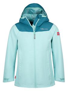 Дождевик Trollkids Bergen, бирюзовый