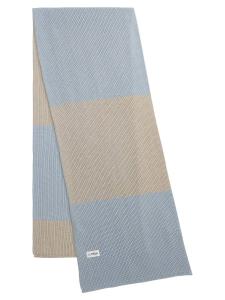 Шарф MELA Kazim, бежевый/светло-голубой
