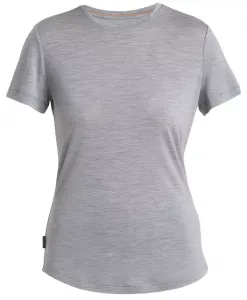 Icebreaker Женская рубашка Merino 125 Cool-Lite Sphere III с коротким рукавом, цвет Metro Heather