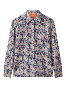 La DoubleJ рубашка с цветочным принтом, фиолетовый