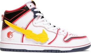 Кроссовки Nike Gundam x Dunk High SB 'Project Unicorn - RX-0', белый