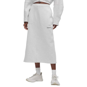 Повседневная длинная юбка женская Lululemon, светло-серый
