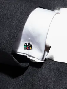 Запонки в виде палитры для красок Paul Smith, серебристый