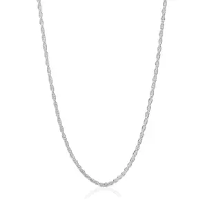 Колье Tous Basics Rope Measuring 50 Cm, серебро