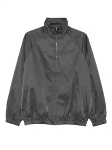 Куртка на молнии с рукавами реглан The Frankie Shop, серый