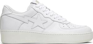 Кроссовки Ronnie Fieg x Bapesta Low White, белый