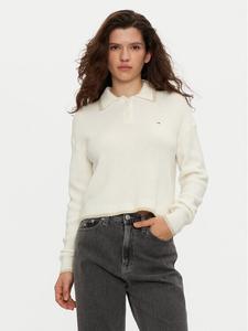 Свитер обычного кроя Tommy Jeans, экрю