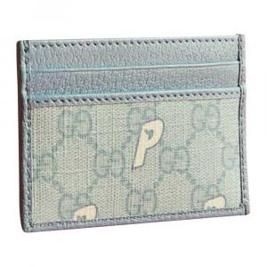 Кардхолдер Gucci x Palace GG-P Supreme, светло-голубой