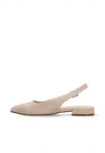 Балетки с открытой пяткой Manfield, Beige