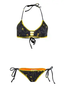 Бикини с принтом Brigitte, синий