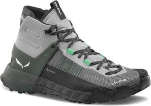 Мужские ботинки Salewa Wildfire NXT Mid GTX - водонепроницаемые туристические и треккинговые ботинки Gore-Tex, оливковый