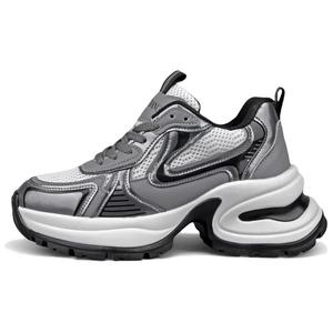 Y6T Нескользящие, дышащие, легкие, низкие, массивные кроссовки, женские, белые, серебристые