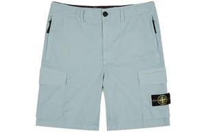 Повседневные шорты мужские небесно-голубые Stone Island, голубой