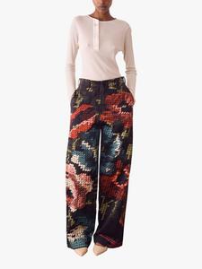 Прямые брюки с цветочным принтом S.S.DALEY, Vase Print