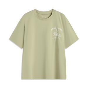 LINING Футболка Unisex Shuttle Green Sports Trend Series