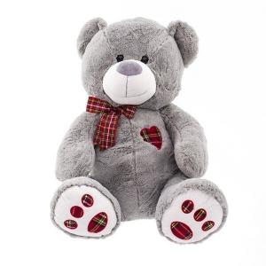 EuroBaby, Сидящий мишка, серый, 50 см