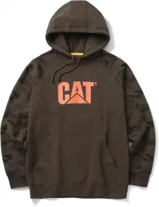 CAT мужской худи с реглан и цветными блоками