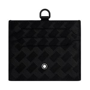 Montblanc Мужской кошелек из коровьей кожи в стиле пэчворк, черный