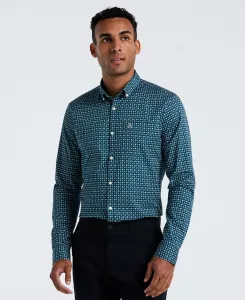 Мужская рубашка с длинным рукавом на пуговицах Original Penguin, синий