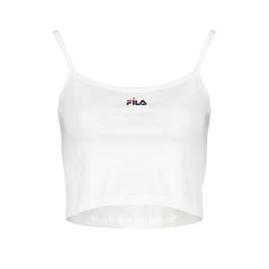 Белая хлопковая рубашка Fila, белый