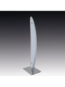 Светодиодная настольная лампа "SURF" в хроме - (Д)10 см x (Ш)10 см x (В)43 см - Класс энергоэффективности G näve