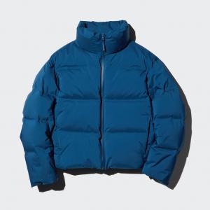 Бесшовная пуховая куртка Uniqlo, 68 синий