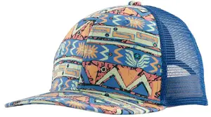 Кепка Patagonia Youth Trucker, цвет High Hopes Geo/Salmdr Grn