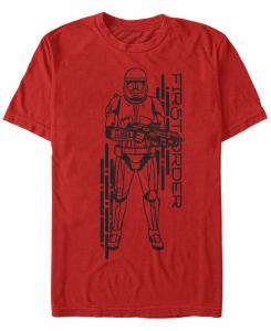 Звездные войны мужская футболка с коротким рукавом «восстание скайуокера» первого ордена sith trooper Fifth Sun, красный
