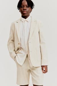 Шорты из льняной смеси H&M, бежевый