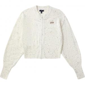 Женский трикотажный кардиган средней длины GAP, белый