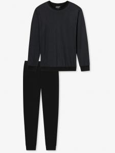 Пижама раскрыть Schiesser, черный