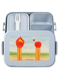 Mr. & Mrs. Panda Дизайн коробки для хлеба и спичечного коробка без надписи, пастельно-голубого цвета