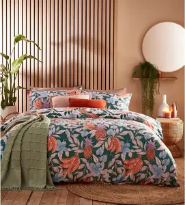 Комплект постельного белья "Кипарис" RV2881 (двуспальная кровать) (нефритово-зеленый) Furn