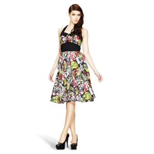 Платье-бретелька в стиле рокабилли B-Movie