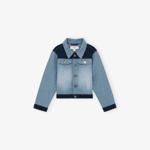 Куртка джинсовая Reiss Briar в стиле пэчворк, синий