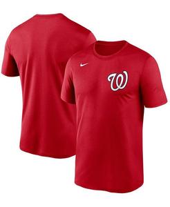 Мужская красная футболка Washington Nationals Wordmark Legend Nike, красный