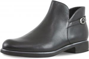 Женские ботильоны Pazzion с застежкой на ремешок, круглым носком, боковыми молниями и низким каблуком-блоком, элегантные обувь для офиса и формальных мероприятий, размеры 4-16 US, Black