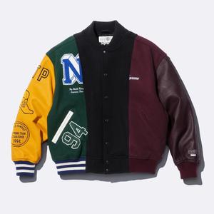 Бомбер Supreme x MM6 Maison Margiela Split Varsity, мультиколор