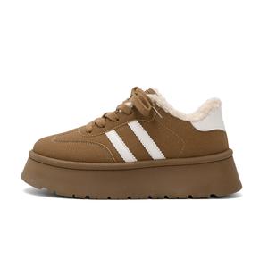 Женские противоскользящие износостойкие повседневные туфли низкие Coffee HUANQIU