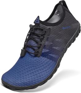 Водные туфли Racqua для мужчин и женщин, быстро сохнущие, градиентные, босоножки для аква, спортивные плавательные туфли, черный/синий