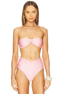 Бикини топ Juno Shani Shemer, candy pink