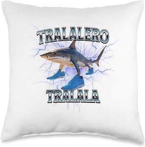 Подушка Tralalero Tralala Bootleg 46х46, белый