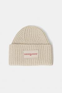 Шапка из смесовой шерсти Tommy Jeans, бежевый