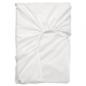 Простыня на резинке Ikea Ullvide 90x200 см, белый
