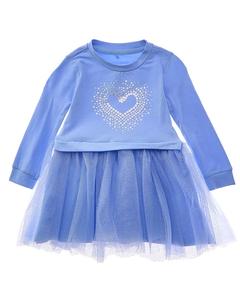 Платье из тюля с блестками в свободном стиле Freestyle, синий