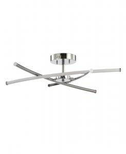 Современный светодиодный подвесной светильник Crucis 31,5 дюйма Jonathan Y, хром