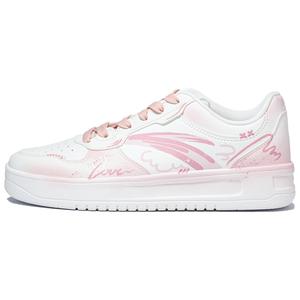 ANTA Мужские розовые расслабленные противоскользящие износостойкие низкие скейтерские кеды, цвет Pink