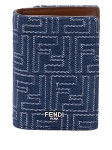 Джинсовый кошелек FF FENDI, синий