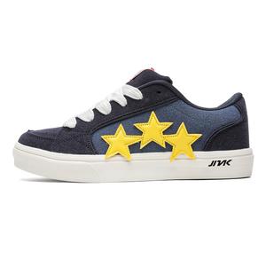 Kinglake Амортизирующие износостойкие низкие кеды унисекс темно-синие с желтым, цвет Dark Blue Yellow